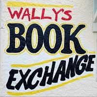 Wally's book exchange sign